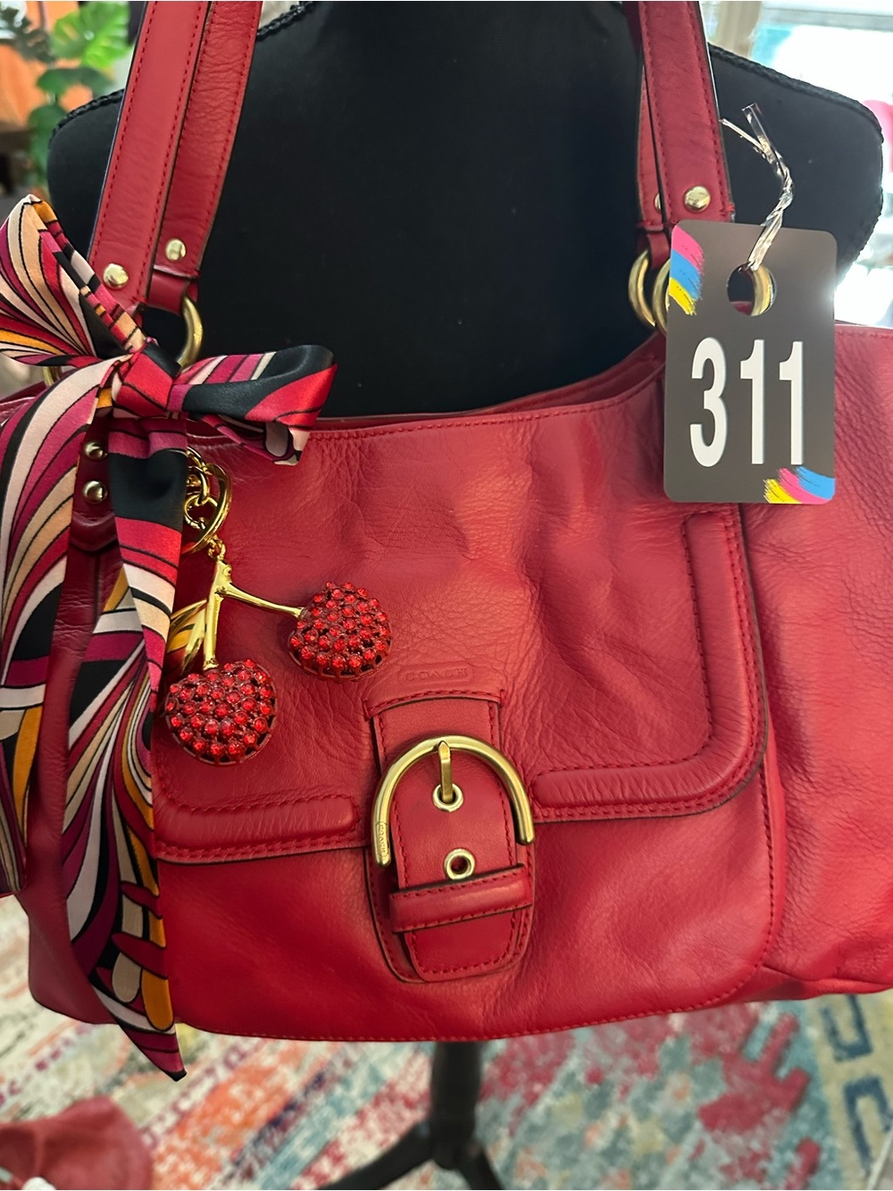 Coach #311 SoHo Campbell Belle Carryall